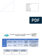 Contrôle Nettoyage Et Desinfection