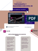 Brochure de Curso de Civil 3d