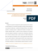 Adaptación Del Inventario de Trastornos de Alimentación PDF