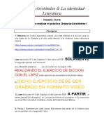 Consignas para Realizar El Práctico Oratoria - Aristóteles I