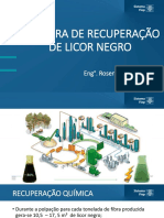 Recuperação de licor negro em caldeira