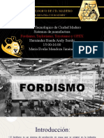 Conclusiones Fordismo, Taylorismo, Toyotismo, Opex