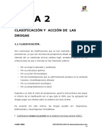 02 Clasificacion de Las Drogas Por Accion Intervencion en Drogodependencias 2023 PDF