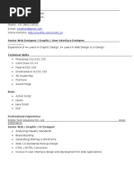 Download Vinoth SN Resume of Web  Graphic Designer by vinothsn SN64355369 doc pdf