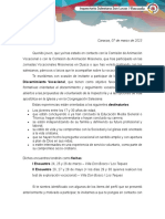 Carta Invitación I Encuentro JÓVENES PDF