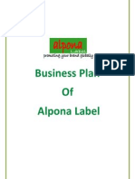 Business Plan of Alpona Label