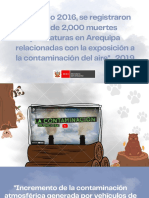 "En El Año 2016, Se Registraron Más de 2,000 Muertes Prematuras en Arequipa Relacionadas Con La Exposición A La Contaminación Del Aire". 2019