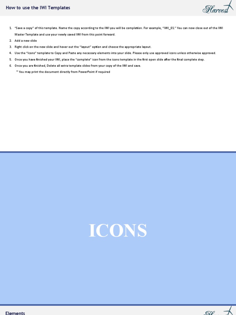 SWI Template Harvest PDF Personal Protective Equipment Page Layout