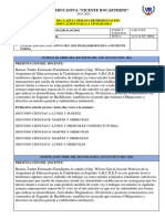 Inicio Del Año Lectivo Indicaciones PDF