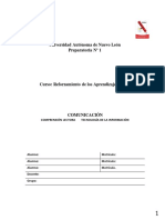 Curso Reforzamiento de Comunicación PDF