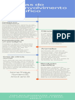 Azul e Verde Negrito e Brilhante Projeto Progresso Linha Do Tempo Infográfico PDF