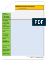 Modèle de Plan de Dissertation Économique Épreuve 1 B