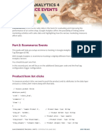 GA4 Ecommerce Tracking - Part 2 - Ecommerce Events PDF