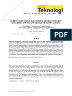 Karbon Aktif Ampas Tebu sebagai Adsorben Penurun Kadar Besi dan Mangan Limbah Air Asam Tambang.pdf