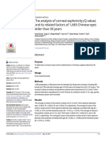 Analysis of Corneal Asphericity PDF