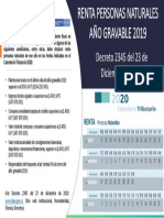 10 Topes y Plazos Renta PN Año Gravable 2019 PDF