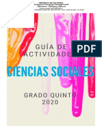 Guía de Actividades Sociales Quinto