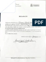 Declaração de Dedicação Exclusiva PDF