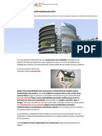 Arquitectura Sostenible ¿Qué Materiales Usa - PDF