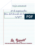D A Del Derecho de Lxs Ni Xs A Jugar PDF