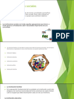 Instituciones Sociales PDF