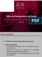Taller para La Reingenieria Del Gasto 2024 PDF