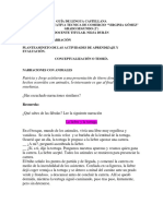 Guía de Lengua Castellana - Actividades PDF
