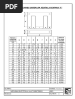 Tablas de Laminaciones y Carretes PDF