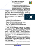 Contratación Del Servicio de Alquiler de 220 HM de Volquete de 15 M3 para El