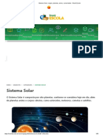 Sistema Solar - Origem, Planetas, Astros, Curiosidades - Brasil Escola PDF