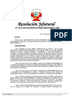 RJ N.º 1418-2022-MINEDU-VMGI-PRONABEC-OBE PDF