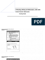 Math Scoring Guide 2005 PDF