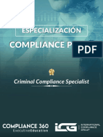 Especialízate en Criminal Compliance