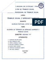 Glosario de Terminos de Derechos Humanos y Trabajo Social PDF