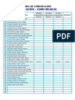 Evaluación - Coro Musical - D PDF