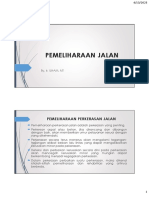 Kuliah 8A - Pemeliharaan Jalan PDF