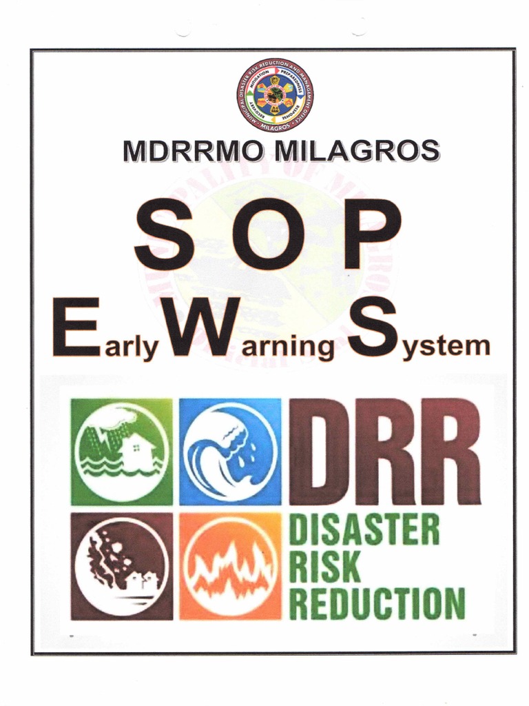 2.3.1 Approved and Adopted SOP or Manual On EWS With The Following ...