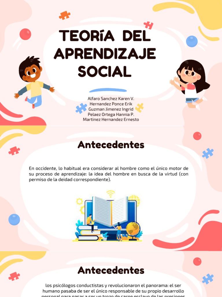 Teoría del Aprendizaje Social de Bandura | PDF