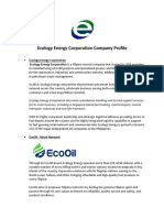 Ecology Energy Corporation Company Profile