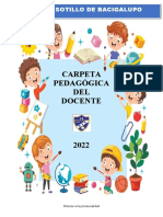 Carpeta Pedagógica 2022