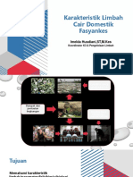 MI.1 Karakteristik Limbah Domestik Fasyankes - BBTKLPP Jakarta PDF