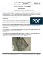 Papercrete Utilization of Waste Paper PDF