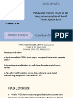 Aksi Nyata Penguatan Tran Paud SD Suwito PDF