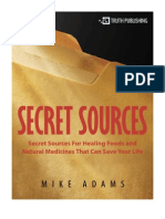 Secret Souces for Healing Foods & Natural Medicines That Can Save Your Life