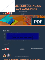 Strategic Scheduling On Open Cut Coal Mine by Basit Sidiq