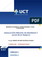 UNIDAD I - Sesión 3 - LEG PERUANA DE SST-2023-I A PDF