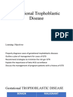 Gestational Trophoblastic Disease - OBS & GYN NOTES