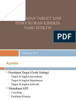 Penetapan Target Dan Pengukuran Kinerja Yang Efektif: 7 Februari 2019