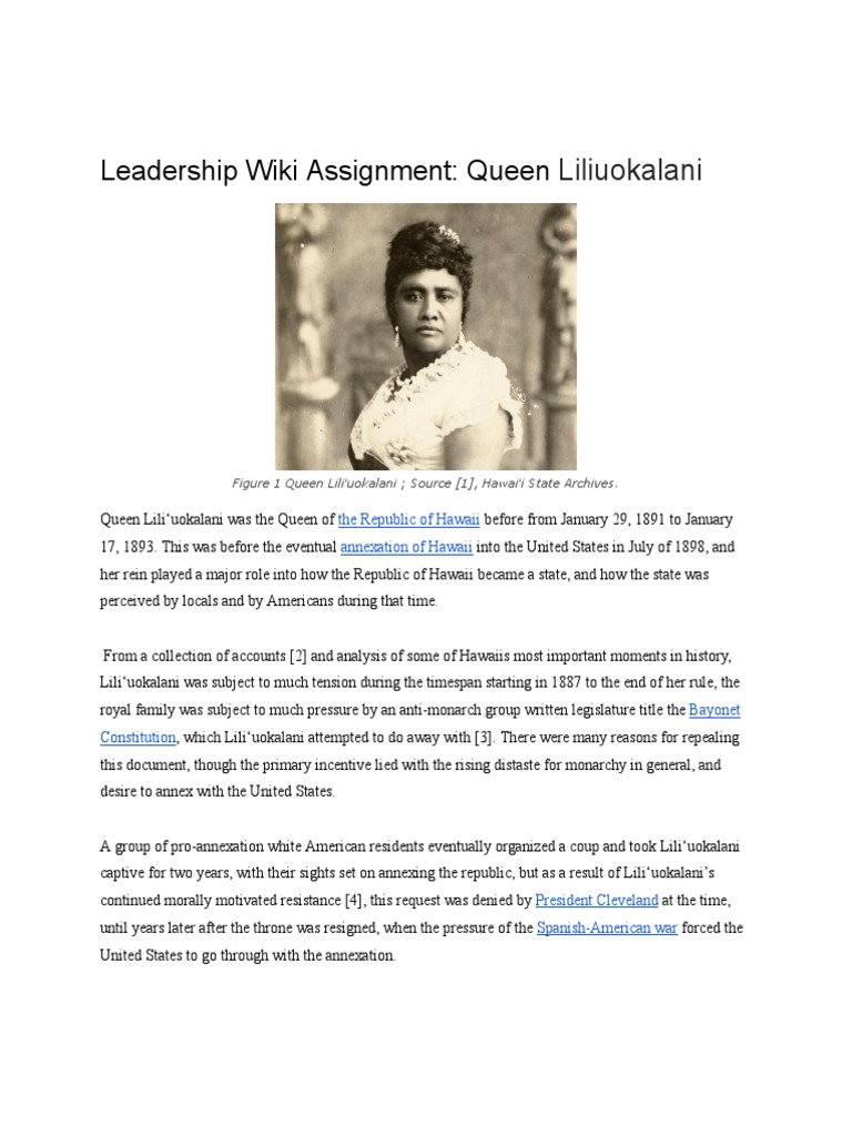 Leadership Wiki Assignment PDF