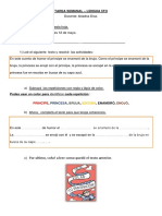 Tarea Semanal de Lengua DANTE PDF